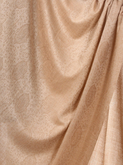 Pashtush India Gift Pack Pashtush His And Her Set Of Fine Wool Shawls, Premium Gift Box Packaging, Beige