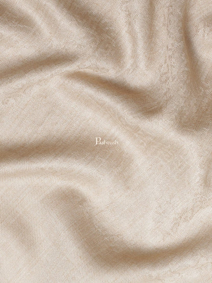 Pashtush India Gift Pack Pashtush His And Her Set Of Fine Wool Stoles, Premium Gift Box Packaging, Beige