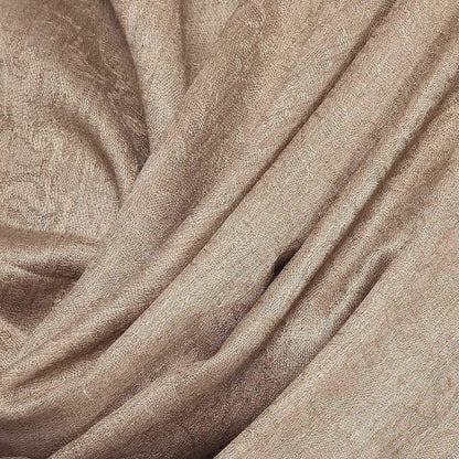 Pashtush India Gift Pack Pashtush His And Her Set Of Fine Wool Stoles, Premium Gift Box Packaging, Coffee and Beige