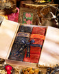 Pashtush India Gift Pack Pashtush His And Her Set Of Jamawar Stole and Shawl With Premium Gift Box Packaging, Navy Blue and Maroon