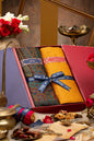Pashtush India Gift Pack Pashtush His and Her Set of Mens Fine Wool Stole and Womens Shawl with Premium Gift Box Packaging, Black and Mustard