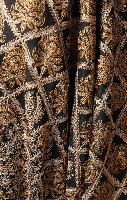 Pashtush India Gift Pack Pashtush His And Her Set Of Mens Fine Wool Stoles, Premium Gift Box Packaging, Beige and Black