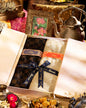Pashtush India Gift Pack Pashtush His And Her Set Of Metallic Weave Check Stole and Shawl With Premium Gift Box Packaging, Black and Ivory