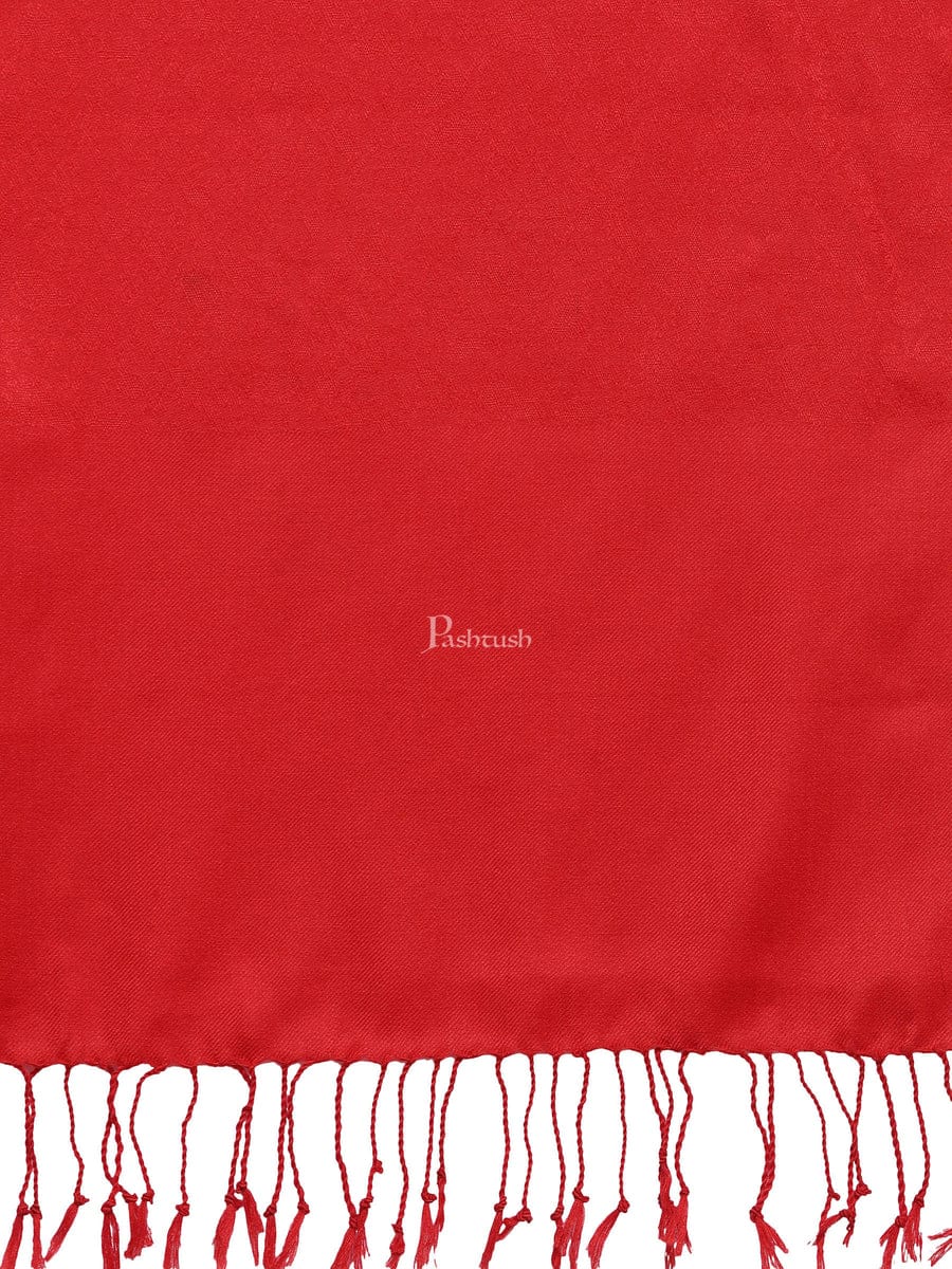 Pashtush India Gift Pack Pashtush His and Her Set of Stoles with Premium Gift Box Packaging, Navy Blue and Scarlet Red