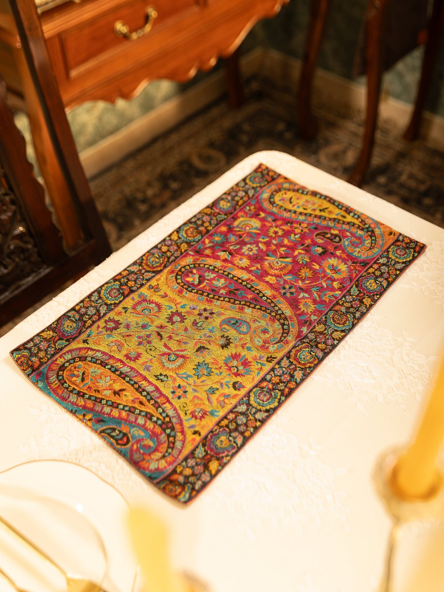 Pashtush India Gift Pack Pashtush Luxury Table Mats, Twilight Collection, Multicolour