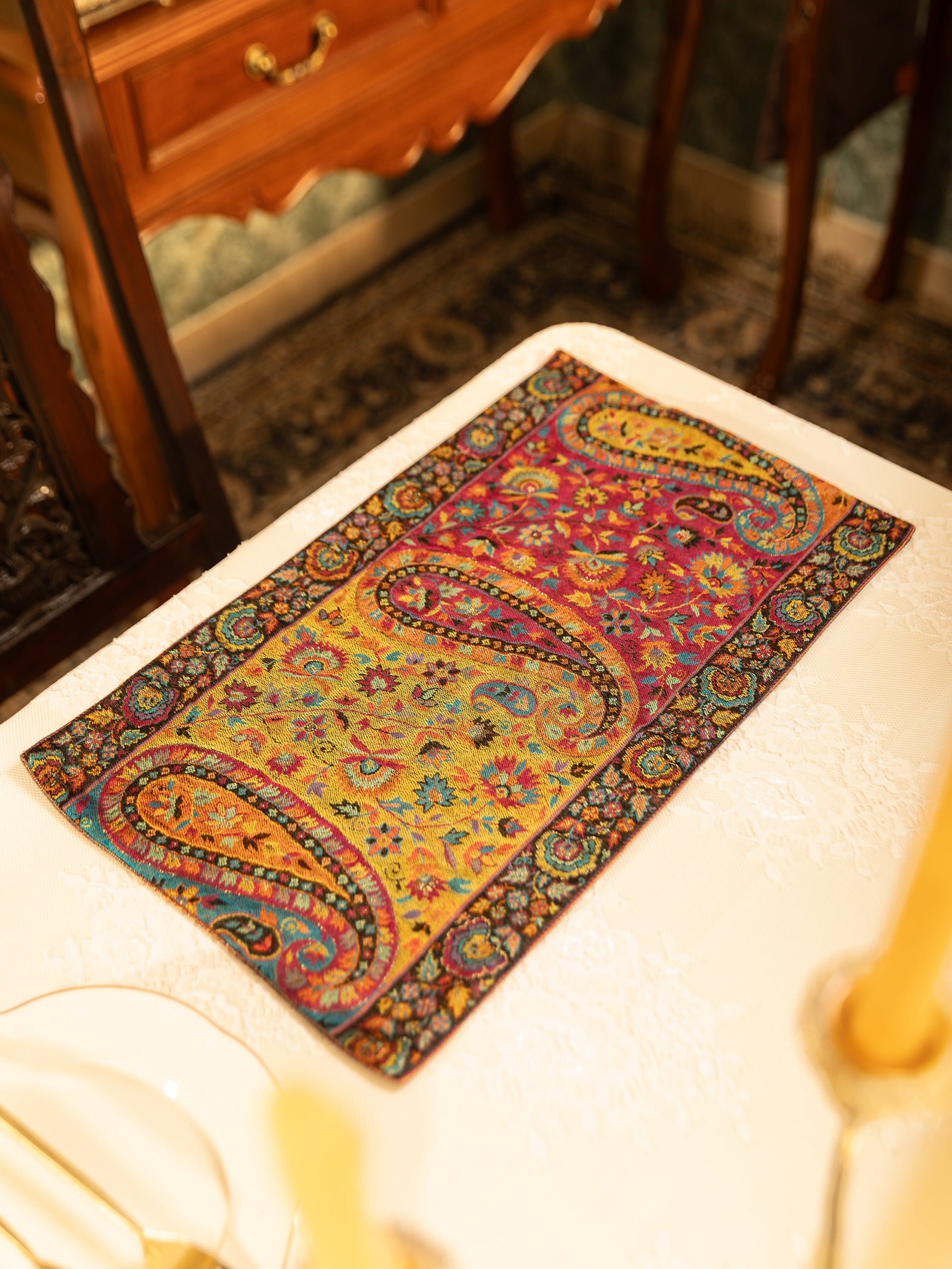 Pashtush India Gift Pack Pashtush Luxury Table Mats, Twilight Collection, Multicolour