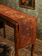Pashtush India Gift Pack Pashtush Luxury Table Runner, Jamawar Collection, Coffee Brown
