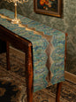 Pashtush India Gift Pack Pashtush Luxury Table Runner, Twilight Collection, Arabic Sea Blue