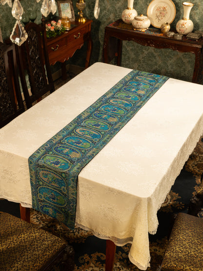 Pashtush India Gift Pack Pashtush Luxury Table Runner with Mats Set, Twilight Collection, Multicolour