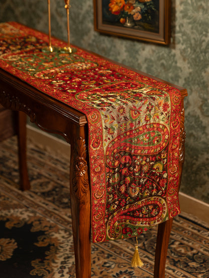Pashtush India Gift Pack Pashtush Luxury Table Runner with Mats Set, Twilight Collection, Multicolour