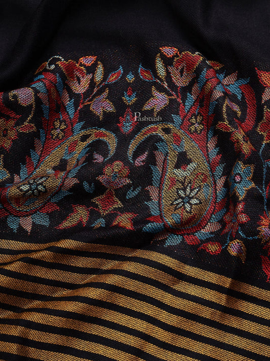 Pashtush India Mens Scarves Stoles and Mufflers Pashtush men Bamboo stole, Ethnic design, Multicolour