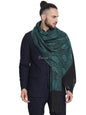 Pashtush India 70x200 Pashtush Men's Soft Wool, Reversible Stole Scarf