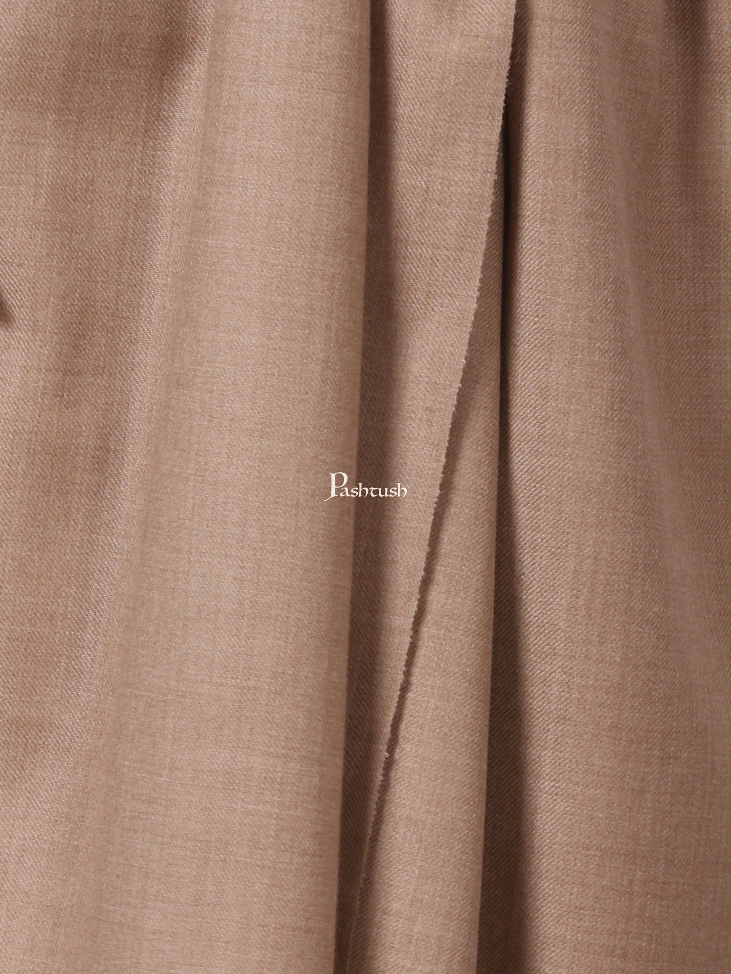 Pashtush India Mens Shawls Gents Shawl Pashtush Mens 1 Kg Shawl, Taupe