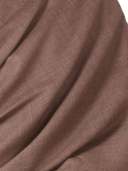 Pashtush India Mens Shawls Gents Shawl Pashtush Mens 100% Pure Wool With Woolmark Certificate Shawl,  Design, Dark Beige