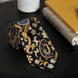 Pashtush India Mens Neckties Ties for Men Pashtush mens 100% Pure Wool with Woolmark Certificate tie, Printed design, Multicolour