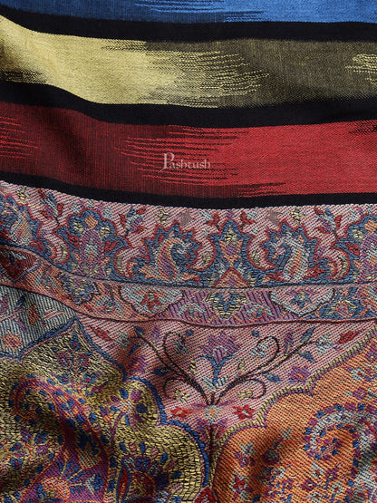 Pashtush India Mens Scarves Stoles and Mufflers Pashtush mens Bamboo stole, Striped design, Multicolour