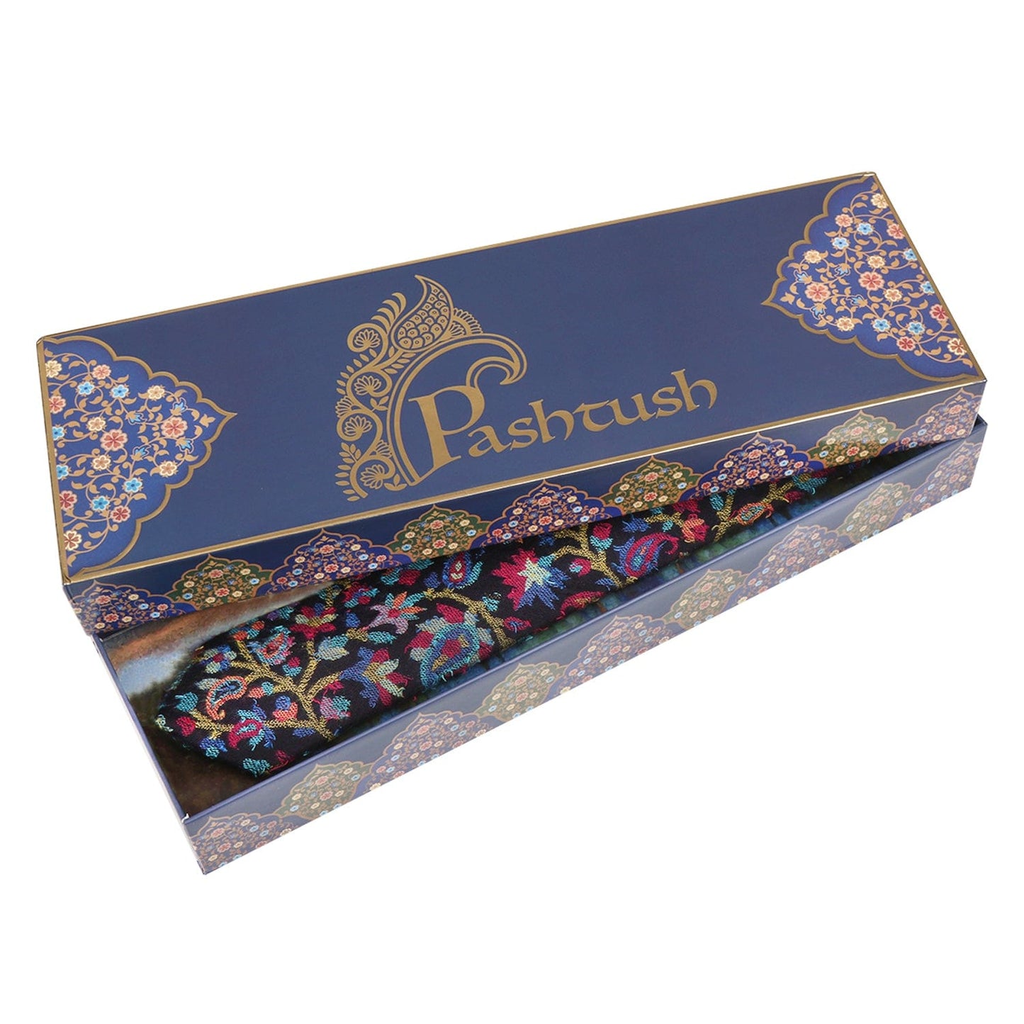 Pashtush India Mens Neckties Ties for Men Pashtush mens Bamboo tie, Jacquard Woven design, Multicolour