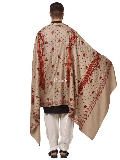 Pashtush India Mens Shawls Gents Shawl Pashtush Mens Embroidery Shawl, Gents Shawls, Handmade Embroidery