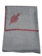 Pashtush Store Shawl Pashtush Mens Embroidery Shawl, Thick Wool Shawls, 100% Handmade Embroidery, Woolmark, Taupe