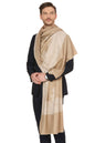 Pashtush India Mens Shawls Gents Shawl Pashtush Mens Embroidery Tone On Tone, Shawl, Medium