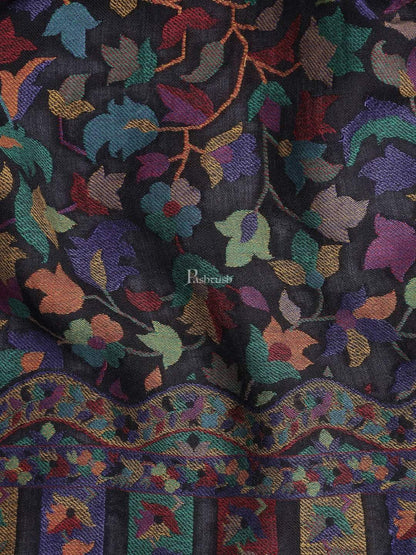 Pashtush India 100x200 Pashtush Mens Extra Fine Soft Ethnic Weave Stole, Fine Wool