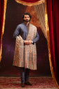 Pashtush India Mens Shawls Gents Shawl Pashtush Mens Extra Fine Wool Shawl, Ethnic Weave Design, Beige