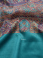 Pashtush India Mens Scarves Stoles and Mufflers Pashtush mens Faux Pashmina stole, jacquard design, Blue