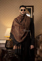 Pashtush India 70x200 Pashtush Mens fine Soft Ethnic Stole, Black