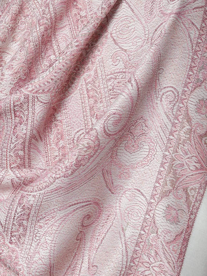 Pashtush India 100x200 PASHTUSH MENS FINE SOFT ETHNIC STOLE, REVERSIBLE