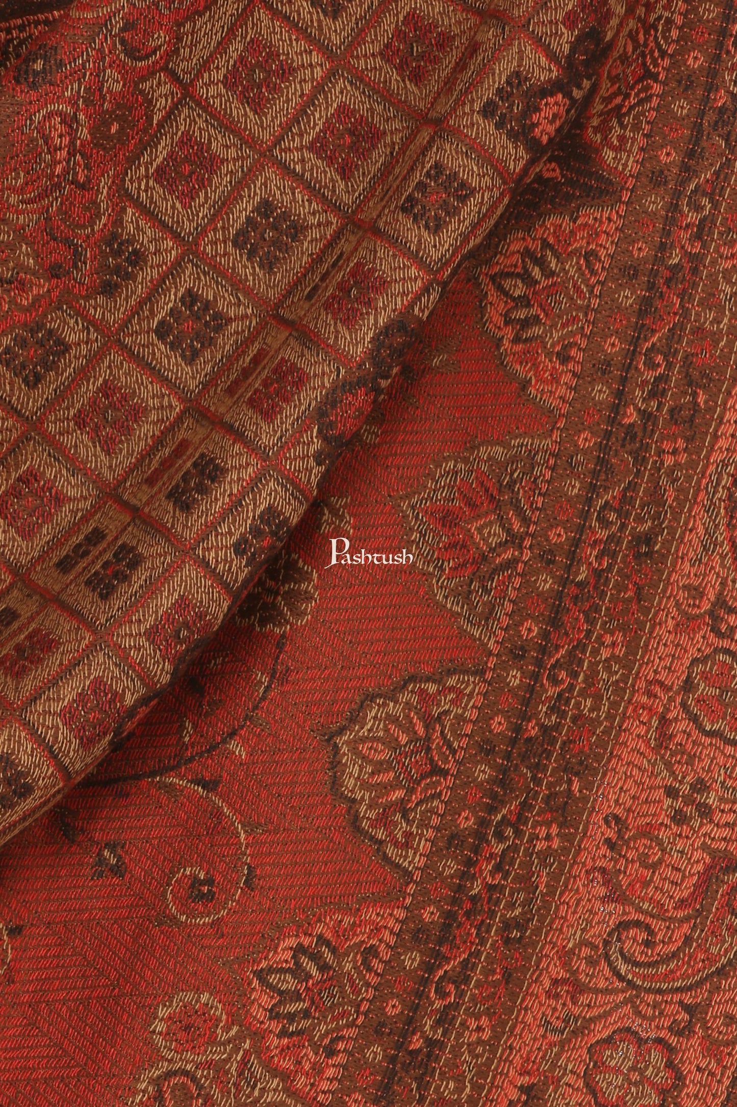 Pashtush India Mens Scarves Stoles and Mufflers Pashtush Mens Fine Soft Ethnic Stole Stole