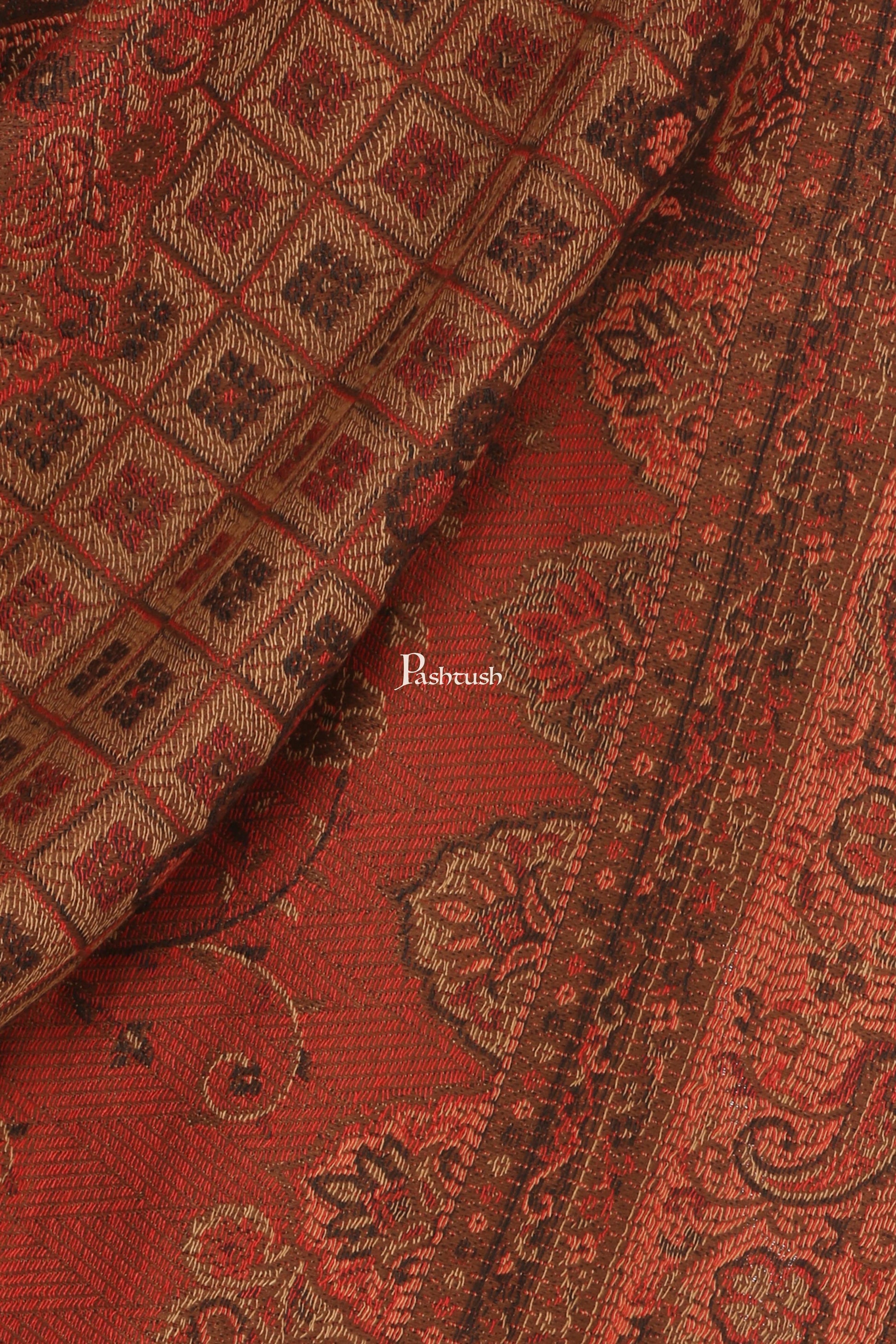 Pashtush India Mens Scarves Stoles and Mufflers Pashtush Mens Fine Soft Ethnic Stole Stole