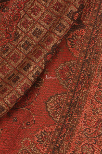 Pashtush India Mens Scarves Stoles and Mufflers Pashtush Mens Fine Soft Ethnic Stole Stole