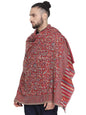 Pashtush India 100x200 Pashtush Mens Fine Wool Ethnic Weave Stole, Soft and Warm