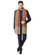 Pashtush India 100x200 PASHTUSH MENS FINE WOOL , KASHMIRI SOZNI EMBROIDERY STOLE