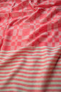 Pashtush India Mens Stoles and Scarves Scarf Pashtush Mens Fine Wool Stole, Checkered design, Rose