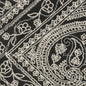 Pashtush India Mens Neckties Ties for Men Pashtush mens Fine Wool tie, Embroidered design, Black