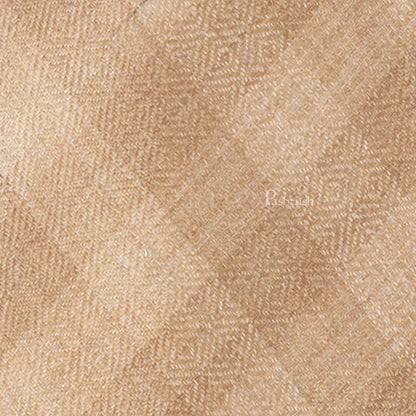 Pashtush India Mens Neckties Ties for Men Pashtush mens Fine Wool tie, Smart Checkered design, Beige