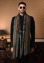 Pashtush India 100x200 Pashtush Mens Kaani Shawl, Multi-Colored Weave, Pure Wool, Woolmark Certificate