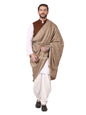 Pashtush India Mens Shawls Gents Shawl Pashtush Mens Lohi, Thick And Warm Gents Shawl, 100% Pure Wool, Woolmark Certified