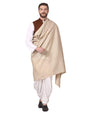 Pashtush India Mens Shawls Gents Shawl Pashtush Mens Lohi, Thick And Warm Gents Shawl, 100% Pure Wool, Woolmark Certified