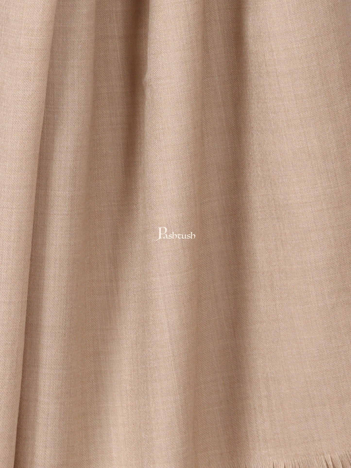 Pashtush India Mens Shawls Gents Shawl Pashtush Mens Lohi, Thick And Warm Gents Shawl, 50% Pure Wool, Beige