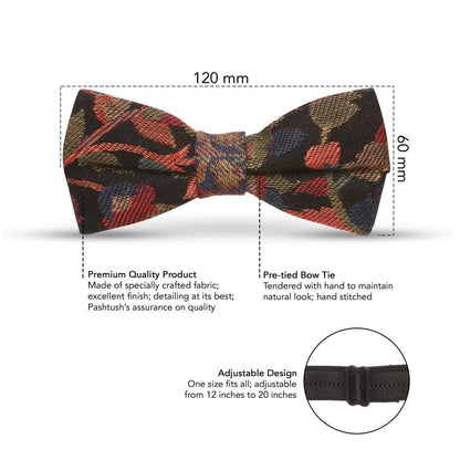 Pashutsh Bow Pashtush Mens Luxury Pre-Tied Bow Tie
