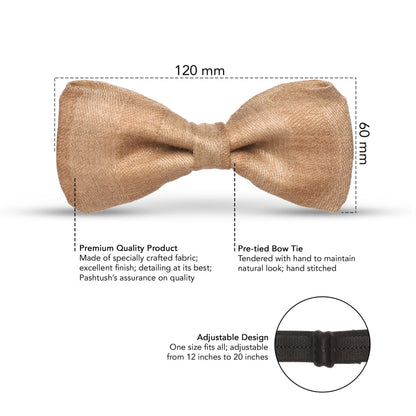 Pashutsh Bow Pashtush Mens Luxury Pre-Tied Bow Tie