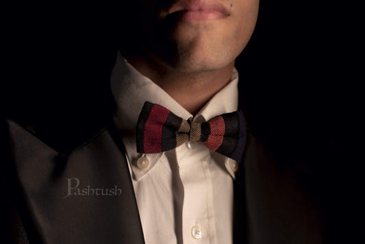Pashtush India Bow Pashtush Mens Luxury Pre-Tied Bow Tie
