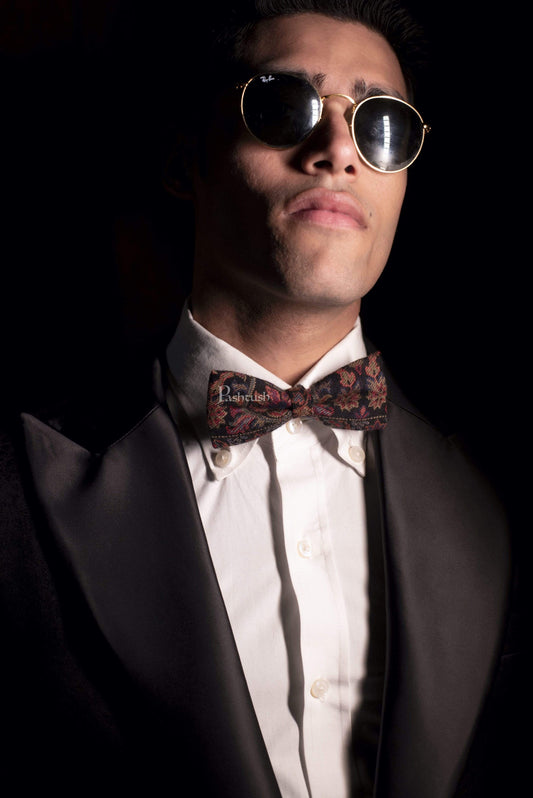 Pashtush India Bow Pashtush Mens Luxury Pre-Tied Bow Tie