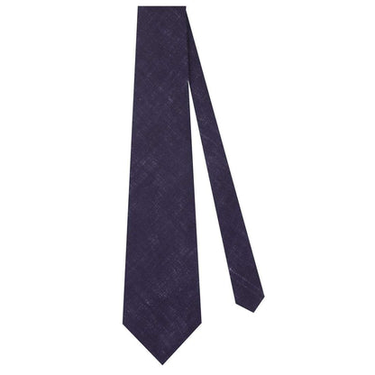 Pashtush Shawl Store Tie Pashtush Mens Pashmina Necktie, Checkered Design, Free Size, Crossroads Oxford Navy