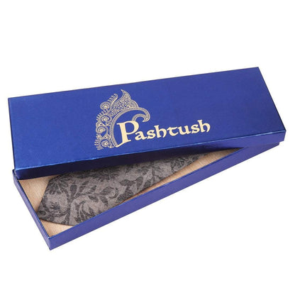 Pashtush India Tie Pashtush Mens Pashmina Necktie, Jacquard Ties for Men, Free Size