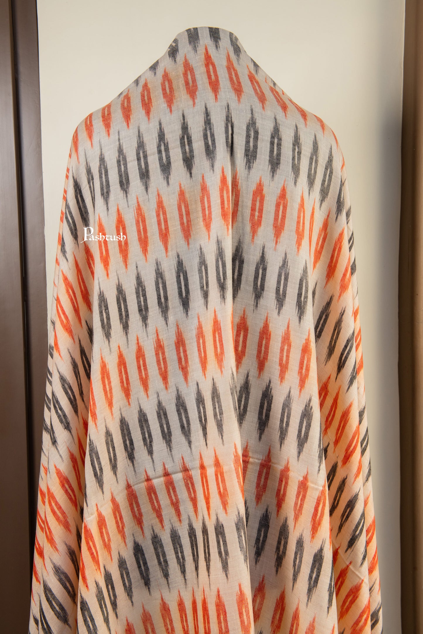 Pashtush India Mens Shawls Gents Shawl Pashtush Mens Pure Pashmina Shawl, Multicolour