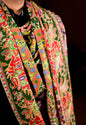 Pashtush India 100x200 Pashtush Mens Pure Wool, Hand Embroidered Kalamkari Shawl, With Woolmark Certificate