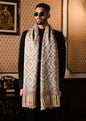 Pashtush India 70x200 Pashtush Mens Pure Wool Kaani Stole, With Woolmark Certification